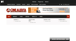 Desktop Screenshot of cinealerta.com.br