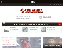 Tablet Screenshot of cinealerta.com.br